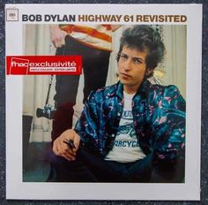 the album cover for bobdylan highway 61 revisited