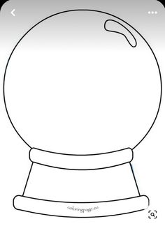 a drawing of a snow globe on a black and white background with the text, how to draw a snow globe