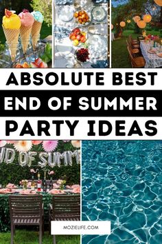 the best end of summer party ideas