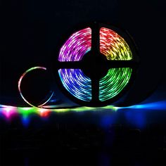 Included is a 10ft LED strip light, USB cord, and a remote that has 16 color changing lights which can be adjusted to suit the mood of your room easily. Dimmable color and brightness, you can adjust and play around with the different colors and brightness from 1% to 100%; adapter not included. Easy to install, the self-adhesive tape makes it easy to stick on clean dry surface, just simply remove the tape on the back of the strip light and stick onto desired installation area. Led Strip lights ar Tv Backlight, Color Lights, Life App, Led Strip Lights, Color Changing Lights, Strip Lights, Mood Light, Strip Light, Lighting Store