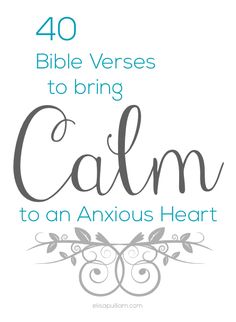 40 Bible Verses to Calm an Anxious Heart What I Like About You, Quotes Family, Verse Quotes, Christian Life, Bible Scriptures, Hippie Style, Family Time, Bible Journaling