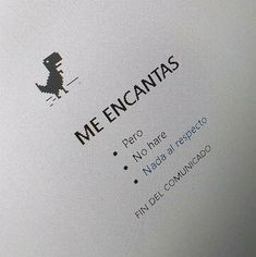 a close up of a menu with the word me encantass on it