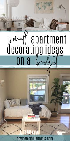 small apartment decorating ideas on a budget Decorate A Studio Apartment, Basic Room, Apartment Ideas Living Room, Diy Small Apartment