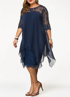 ROTITA Plus Size H Shape Chiffon Overlay Lace Dress #firefighters #flashover #firefighting mother quotes, mother photography, mother art Plus Size Special Occasion Outfits, Plus Size Wedding Guest Dresses Classy, Plus Size Party Dress Special Occasions, Dresses For Big Belly Women, Plus Size Dresses To Wear To A Wedding, Plus Size Formal Dresses For Wedding, Plus Size Special Occasion Dresses, Casual Prom Dresses, Best Plus Size Dresses