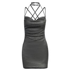 Indulge in the ultimate luxury with our Women's Sexy Halter Neck Cover Hip Dress. The elegant halter neck design highlights your curves, while the hip-hugging silhouette creates a sensual allure. Made from high-quality materials, this dress exudes sophistication and exclusivity. Elevate your style and make a statement with our dress. Features: -95% Polyester，20% Cotton -Super Soft Fabric -Solid Color -Halter Neck -Bodycon Flare -Regular fit -Sexy style Stretch Halter Neck Backless Dress For Club, Fitted Halter Top For Club Party, Fitted Halter Top For Club And Party Season, Bodycon Halter Neck Dress For Club, Bodycon Halter Dress For Club, Strappy Back Evening Mini Dress, Strappy Back Mini Dress For Evening, Sleek Fitted Halter Neck Backless Dress, Elegant Fitted Backless Dress With Crisscross Straps