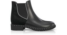 Plain Chelsea Boots are handcrafted by individual order. Upper material is made by leather, suede. Insole and lining materials - leather. Your new shoes will be handcrafted especially for you and delivered for free to your home or office in 1-2 weeks. Included option for free return and remake if the shoes do not fit.Only now all this is available at an exclusive price of $207.00.Proceed with you order now. Luxury Leather Boots With Studded Rubber Outsoles, Leather Party Boots With Studded Rubber Outsoles, Chic Leather Boots With Studded Rubber Outsoles, Chelsea Boots Women, Metal Accents, Metallic Accents, Low Heels, New Shoes, Chelsea Boots