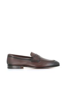 Ebony soft leather Loafer by Church's, featuring by a tapered shape. Unlined interior. Flexible leather sole. Heel: 2 cmComposition: Leather Timeless Slip-on Loafers With Leather Lining, Business Almond Toe Slip-ons With Leather Lining, Business Slip-ons With Stitched Sole In Calf Leather, Timeless Slip-on Moccasins For Business, Calf Leather Slip-on Loafers For Galas, Formal Slip-on Tassel Loafers With Stitched Sole, Formal Tassel Loafers With Stitched Sole, Office Slip-on Moccasins With Leather Sole, Office Moccasins With Leather Sole And Slip-on Style