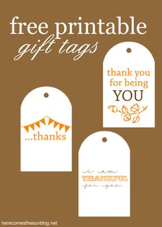 free printable gift tags for thanksgiving