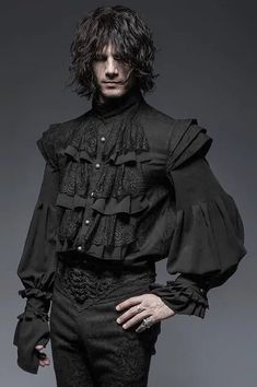 Gothic fashion has always been a compelling and influential style, combining elements of mystery, romance, and darkness. In 2024, Gothic outfits for men are making a significant resurgence, drawing inspiration from various eras and aesthetics. This article will explore 18 Gothic outfit ideas for men, providing detailed descriptions and styling tips for each look. Whether … The post 21 Gothic Outfits for Men: Embrace Dark Aesthetic with Victorian Elegance, Modern Streetwear in 2024 first... Mens Goth Fashion, Gothic Fashion Men, Goth Guys, Black Clothes, Romantic Goth, Victorian Goth, Gothic Clothes