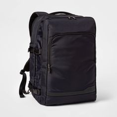 Keep exploring with the Traveler Backpack from Open Story?. Featuring a zip-open, lay-flat construction like your favorite suitcase, the interior of this generous travel backpack has three mesh compartments to keep your clothes organized. Along with space for your duds, it features dedicated laptop storage and additional pockets to tote everything you need for your time away. Zip closures and buckle straps help keep your items secure, while integrated RFID technology does the same for your infor Traveler Backpack, 40l Backpack, Elite Backpack, Laptop Size, Rfid Technology, Large Backpack Travel, Stylish Luggage, Square Backpack, Suitcase Handle