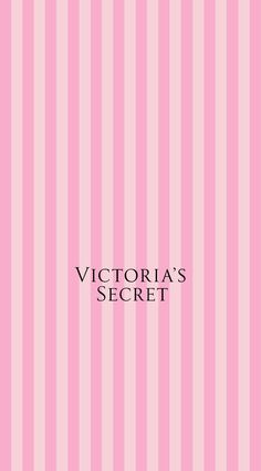 the victoria's secret book cover is pink and white stripes with black lettering on it