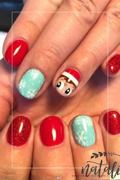 The holiday season is here, and what better way to get in the spirit than by adding some elf magic to your nails? From cute little elves peeking out from candy-cane stripes to sparkling North Pole landscapes, these 20+ Christmas nail designs inspired by everyone's favorite scout elf are sure to bring some joy and whimsy to your fingertips. Try them out and spread the holiday cheer! Shelf Designs, Festive Nails, Festive Nail Designs, New Nail Trends, Elf Magic, Short Nails Art, Creative Nail Designs, Candy Cane Stripes, Festival Nails