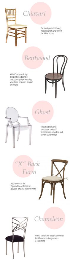 the different types of chairs and their names