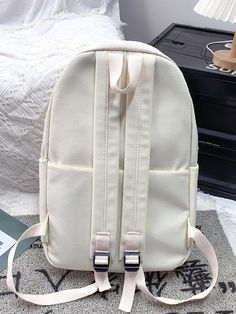 Bag For Love - Letter Graphic Large Capacity Backpack - Women Backpacks Product Description Color White Strap Type Adjustable Pattern Type Letter Style Preppy Bag Size Large Quantity 1 piece Type Functional Backpack Composition 100% Nylon Material Nylon Size Chart INCH CM Size Bag Width Bag Height Bag Length Strap Length one-size 5.1 16.5 11.8 37.4 Size Bag Width Bag Height Bag Length Strap Length one-size 13 42 30 95 Similar Products h2 { text-align: center; } .red-box { width: 100%; display: f Preppy Bags, Functional Backpack, Large Capacity Backpack, Backpack Women, Style Preppy, Olivia Mark, Love Letters, Womens Backpack, Size 13