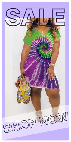 Green Sexy Fashion Printing Short Sleeve Dress Purple And Gold Dress, Hot Jumpsuits, Pink Swimwear, Hot Swimwear, Red Dress Short, Plus Size Activewear, Hot Dress, Fashion Pattern, Short Sleeve Dress