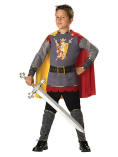 King Arthur Costume, Arthur Costume, Knight Costume For Kids, Costume Chevalier, Tinkerbell Shoes, King Costume, Knight Costume, Royal Christmas, Book Week Costume