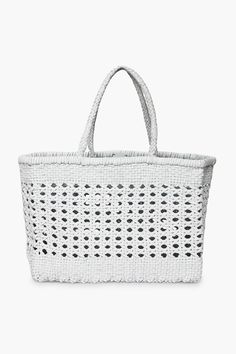 White Cannage Max Bag | Dragon Diffusion Rectangular Natural Bucket Bag With Intrecciato Weave, Rectangular Bucket Bag With Intrecciato Weave For Vacation, Rectangular Intrecciato Weave Bucket Bag For Vacation, White Rectangular Bag With Intrecciato Weave, White Intrecciato Weave Bag For Travel, White Intrecciato Weave Travel Bag, Basket-shaped Straw Bag With Intrecciato Weave For Shopping, Woven Leather Basket Bucket Bag For Shopping, Basket-shaped Woven Leather Bucket Bag For Shopping