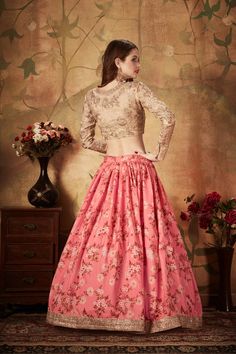 Pink Lehenga Choli