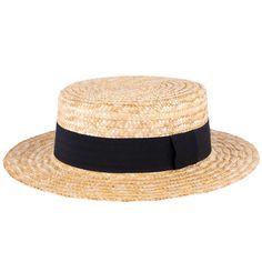 PRICES MAY VARY. Light to wear elegant Straw Boater Hat with a stylish grosgrain ribbon band around the brim; great for any occasion and is bound to make you stand out from the crowd Handmade from 100% natural straw Comes in 4 sizes: S: 55-56cm; M: 57-58cm; L: 59-60cm and XL: 61-62cm Comes in stylish band colours: navy-red, navy-green, navy-grey, navy-yellow, green-red, red-white-blue, rainbow colors and black Satisfaction Guarantee; our boater hats are backed by our manufacturer 30 day money ba Short Brim Hat, Straw Boater Hat, Straw Boater, Boater Hat, Hat Handmade, Blue Rainbow, Navy Grey, Navy Green, Navy And Green