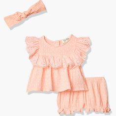 Jessica Simpson 2 Piece Baby Girl Set (Headband Not Included) %100 Cotton Never Worn Cute Summer Sets With Matching Headband, Summer Cotton Sets With Matching Headband, Cotton Sets With Matching Headband For Summer, Cotton Matching Set With Headband For Summer, Cute Cotton Set With Matching Headband, Pink Cotton Sets With Matching Headband, Pink Matching Sets With Headband For Spring, Bow Tie Suit, Toy Story Baby