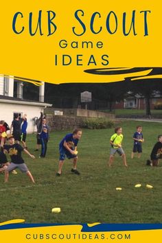 a group of kids playing with frisbees in the grass