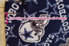 an image of the nfl team's new york jets logo on a scarf with stars