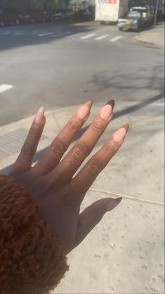 Thanksgiving Nails Color, Fall Acrylic Nails, Almond Acrylic Nails, Thanksgiving Nails, Tip Nails, Brown Nails