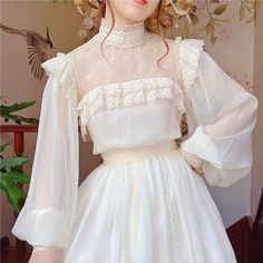 Otylia Romantic Royalcore Edwardian Vintage Dress Wedding Dresses 60s, Gatsby Dress, Old Fashion Dresses, Fairytale Dress, Vestidos Vintage, Fairy Dress, Looks Vintage, Fancy Dresses, Vintage Dress