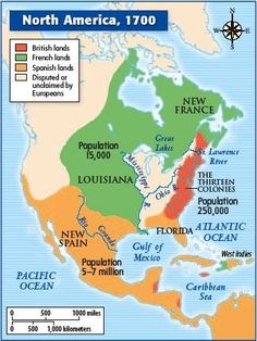 the north america map with countries in red and green, including new york, new england,