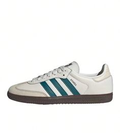 Adidas Samba OG Cloud White Legacy Teal (Women's) Shoes Causal Sneakers   IG1963 Multicolor     Colorblock    Women Shoes, size features are:Bust: ,Length: ,Sleeve Length: Adidas Samba Og, Cloud White, Adidas Samba, Sports Equipment, All Fashion, Women's Shoes, Womens Sneakers, Color Blocking, Length Sleeve