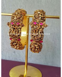 Temple Jewellery Bangles Antiques, Nagas Bangles Gold, Nakshi Bangles Antique Gold, Bangles Jewelry Designs Gold Antique, Traditional Bangles Gold, Nakshi Bangles Gold, Gold Bangles Design Modern