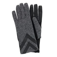 Women's Touchscreen Shortie Chevron Unlined Winter Glove by Isotoner | Touch Screen Gloves at BeltOutlet.com Chic Winter Fashion, Chic Winter Style, Chevron Design, Touch Screen Gloves, Knitted Gloves