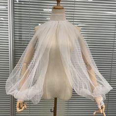 Sheer Tulle Wedding Dress For Bride, White Tulle Wedding Dress For Banquet, Sheer Organza Party Veil, Sheer Organza Veil For Party, Sheer Tulle Fitted Wedding Dress, Sheer Fitted Tulle Wedding Dress, Fitted Tulle Fabric For Bride, Fitted Tulle Fabric For Wedding, Fitted Tulle Veil For Bride