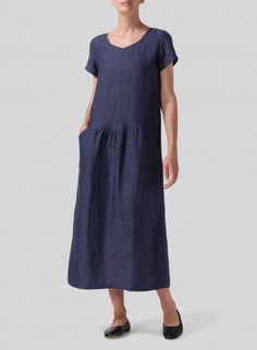 An easy-going relax fit style statement you will want to wear time and time again! Elegant Relaxed Fit Dress For Loungewear, Casual Linen Maxi Dress For Loungewear, Casual Relaxed Fit Midi Dress, Elegant Short Sleeve Maxi Dress, Casual Linen Midi Dress With Relaxed Fit, Casual Linen Midi Dress Relaxed Fit, Casual Relaxed Fit Maxi Dress, Relaxed Fit Casual Maxi Dress For Work, Casual Relaxed Fit Maxi Dress For Work