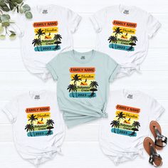 Custom Family Vacation Shirt, Personalized Vacation Shirt, Vacation 2023 Shirt, Matching Family Trip Shirt, Group Travel Tee, camping shirt. HI! Welcome to my store, I'm delighted to see you here. My store's main goal is to provide you with premium everyday apparel with the best graphic t-shirts. I see you as a friend, not just a customer. I'm sure you'll love my designs. You can order the same design 4XL and 5XL large sizes from the link, please specify the details in the order note.   https:// Summer Camp Shirt With Crew Neck For Outdoor, Summer Crew Neck Camp Shirt For Outdoor, Crew Neck Camp Shirt For Summer Outdoor Activities, Crew Neck Camp Shirt For Summer Outdoor, Pre-shrunk Camp Shirt For Summer Outdoors, Summer Camping Shirt With Letter Print, Custom Print T-shirt For Summer Outdoor Activities, Casual Custom Print Tops For Camping, Casual Tops With Custom Print For Camping