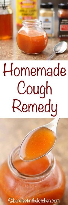 Homemade Cough Remedy - get the directions at barefeetinthekitchen.com Diy Condiments, Homemade Medicine, Cough Medicine, Cough Suppressant, Diy Products