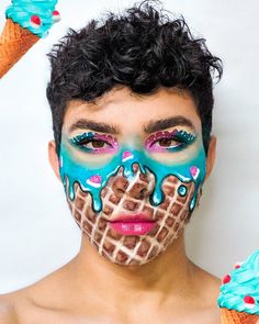 Fairygod Mother, Makeup Artistic, Mother Outfit, Scream Queens, James Charles, Makeup Artists, Face Painting, Face Paint, Carnival Face Paint