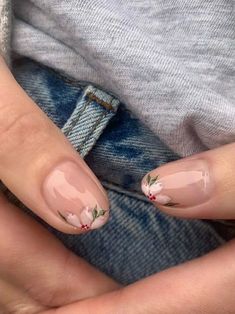 Isabel May, Subtle Nails, Minimal Nails, Cute Gel Nails, Bride Nails, Classy Nails, Floral Nails, Chic Nails, Perfect Nails