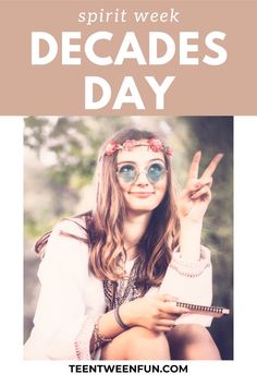 Looking for the perfect Spirit Week dress up idea? Check out these ideas that will take you from1950s poodle skirts, 1970s hippie style to 1990s grunge style. There's something for everyone, so get inspired and have fun! Spirit Week Dress Up Ideas, Decade Outfits Spirit Week, 70s Dress Up Day At School, Decades Day Spirit Week 70s Hippie, 70s Dress Up Day, Decade Dress Up, Cute 70s Outfits, 70s Dress Up, Decade Outfits