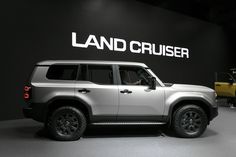 the land cruiser is on display at an auto show