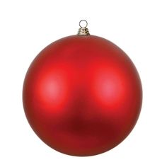 a red ball ornament on a white background