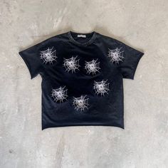 Brand New Item. Oversized Black Embroidered Tops For Halloween, Halloween Embroidered Streetwear Top, Halloween Streetwear Embroidered Top, Oversized Black T-shirt With Embroidered Graphics, Embroidered Black Tops For Streetwear, Black Embroidered Top For Streetwear, Oversized Black Top With Embroidered Graphics, Black Embroidered T-shirt, Pittsburgh Steelers Shirts