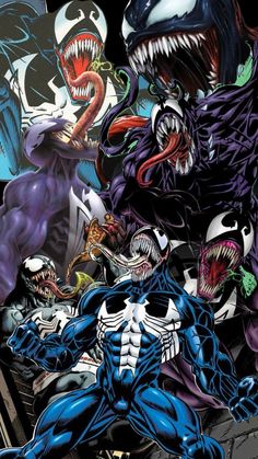 Spiderman Comic Covers, Venom Comic, Spiderman Poster, Spiderman Comic Art, Venom Spiderman, Symbiotes Marvel, Venom Comics