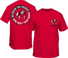 Design Short sleeve, crew neck tee Ribbed, tagless collar with interior taping Standard fit Style and Team Spirit Team graphics screen-printed at left chest and back Additional Details Machine washable Officially licensed collegiate product Georgia Bulldogs Shirt, Georgia Bulldog, Bulldog Shirt, Information Design, Georgia Bulldogs, Fit Style, Crew Neck Tee, Hedges, Team Spirit