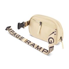 Elevate your style and streamline your travels with the Rampage Women's Fashion Nylon Belt Bag. This chic accessory is not just a statement of fashion but a marvel of functionality, designed to keep your essentials organized and accessible.

- Material: High-quality nylon
- Color: Beige
- Gender: Female
- Age Group: Adult
- Features: Multiple compartments and pockets, adjustable belt strap, can be worn around the waist or across the body

Crafted to perfection, this belt bag combines a sleek, so Affordable Beige Travel Belt Bag, Trendy Outdoor Belt Bag With Removable Pouch, Trendy Belt Bag With Removable Pouch For Outdoor, Functional Beige Belt Bag With Cell Phone Pocket, Functional Beige Belt Bag For Travel, Trendy Belt Bag With Adjustable Strap For Outdoor Activities, Trendy Nylon Belt Bag For Outdoor Activities, Functional Nylon Bags With Removable Belt, Functional Beige Belt Bag With Zipper