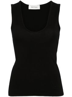 black stretch organic cotton lightweight jersey U-neck sleeveless straight hem We've partnered with Good On You — an independent agency that rates how brands perform in relation to their impact on the planet, people and animals, with a multi-criteria rating simplified to a five points scale. In order to be awarded our conscious label, larger brands need to score a minimum of four out of five ('Good'), while smaller brands must score at least three out of five ('It's A Start'). Fitted Black T-back Tank Top, Fitted Black Moisture-wicking Tank Top, Black Cotton V-neck Tank Top, Black Moisture-wicking Tank Top, Black Cotton Tank Top With Moisture-wicking, Planet People, Five Points, Jersey Tank Top, Yoko London