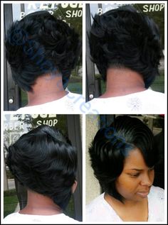 The Real Shoya Creations - Plant City, FL Quickweave Hairstyles, Short Quick Weave Hairstyles, Short Quick Weave, Black Hair Salons, Short Weave Hairstyles, Best Hair Stylist, Black Ponytail