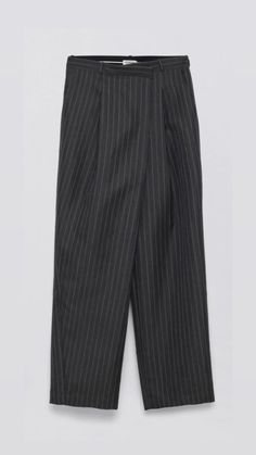 The Tayler Trouser in Grey Pinstripe. More Details Zipper fly and button closure Self: 60% Wool 40% PolyesterCombo: 55% Wool 45% PolyesterLining: 100% Viscose Dry Clean Only Imported Jonathan Simkhai, Dry Clean Only, Dress Collection, Dry Clean, Trousers, Boutique, Zipper, Wool, Grey