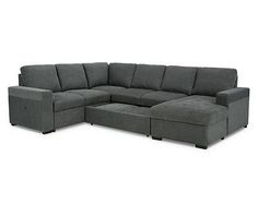 Big Lots Store, Live Big, Rooms Ideas, Storage Chaise, Corner Storage, Sleeper Sectional, Tuscan Decorating, Grey Upholstery, Fabric Sectional