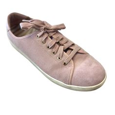 Brand: VIONIC Style: SHOES ATHLETIC Color: PINK Size: 11 SKU: 321-32186-1571 CONDITION: GENTLY USED Pink Suede Sneakers With Round Toe, Pink Suede Lace-up Sneakers, Comfortable Pink Flat Sneakers, Pink Suede Sneakers For Spring, Pink Suede Casual Sneakers, Casual Pink Suede Sneakers, Comfortable Pink Leather Sneakers, Trendy Pink Suede Sneakers, Designer Backpacks